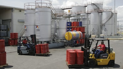 Planta de lubricantes Shell en Venezuela