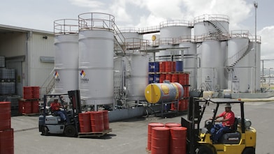 Planta de lubricantes Shell en Venezuela