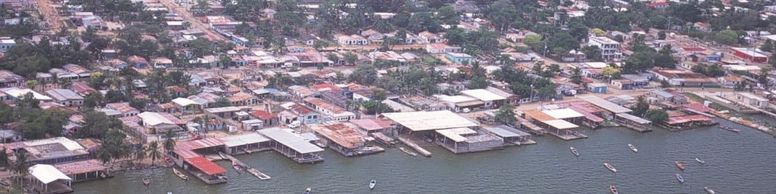 Comunidad de Barranquitas, donde la principal actividad es la pesca, especialmente cangrejos, camarones y peces de agua dulce.